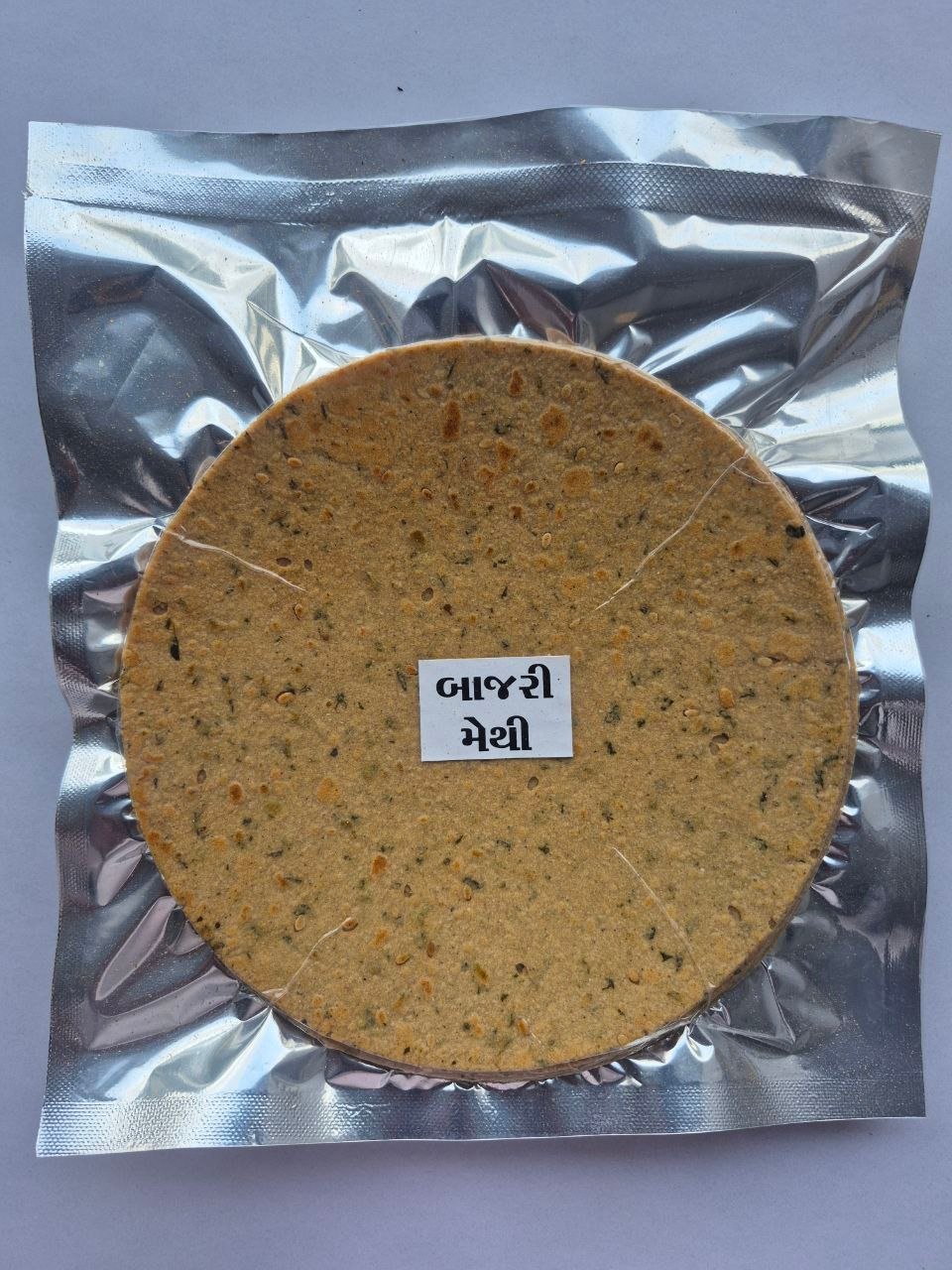 Bajari Methi Khakhra 200gm pack by Khushi's Khakhra