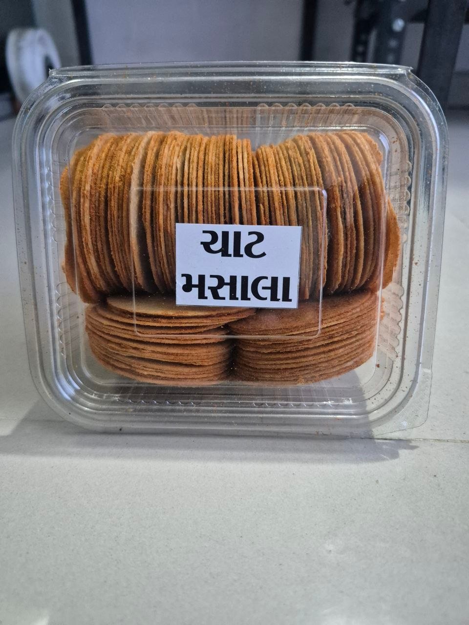 Chat Masala Coin Khakhra 180gm pack